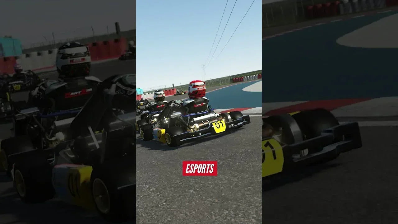 Driver training for the KartSim Champions of the Future Esports 2026 season using a realistic kart simulator environment.