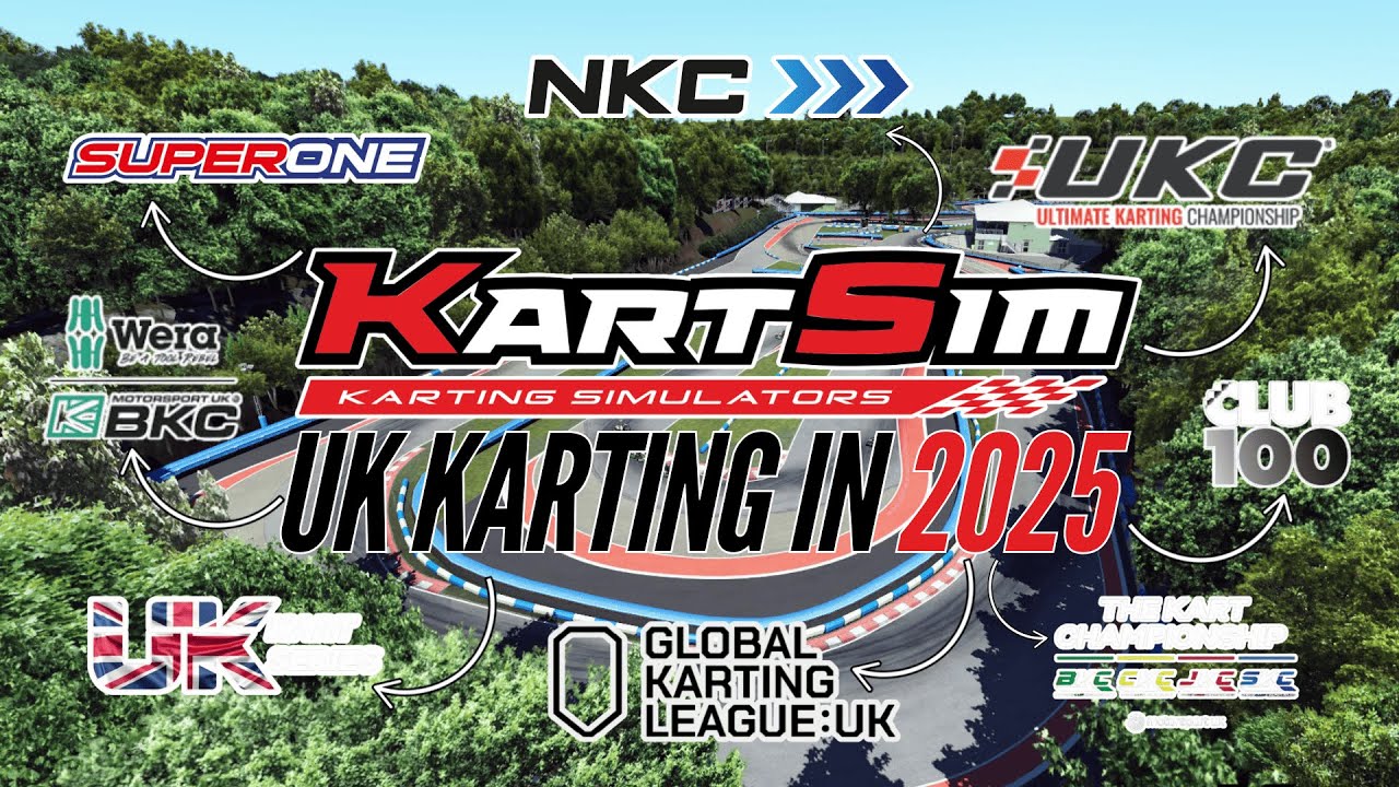 Prepare for UK karting championships in 2025 with KartSim Pro UK software featuring all major national series and laser-scanned tracks.