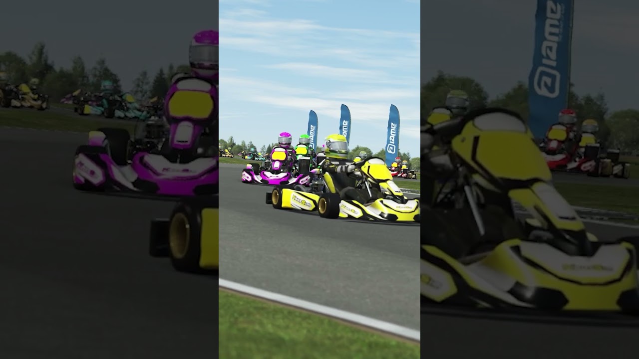 Aerial view of Hamilton Karting Complex featured in KartSim Pro North America, showcasing laser-scanned accuracy for realistic karting simulation training