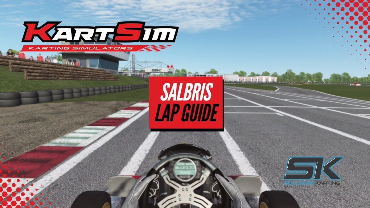 KartSim Pro EU Software lap guide at Sologne Karting in Salbris, helping drivers improve braking points, racing lines and professional race preparation.
