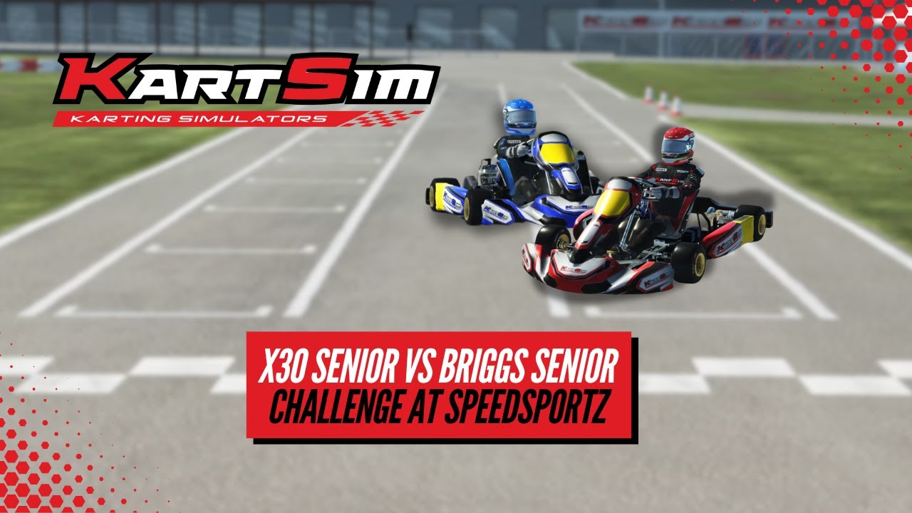 KartSim Pro USA – Briggs Senior vs X30 Senior Challenge at Speedsportz