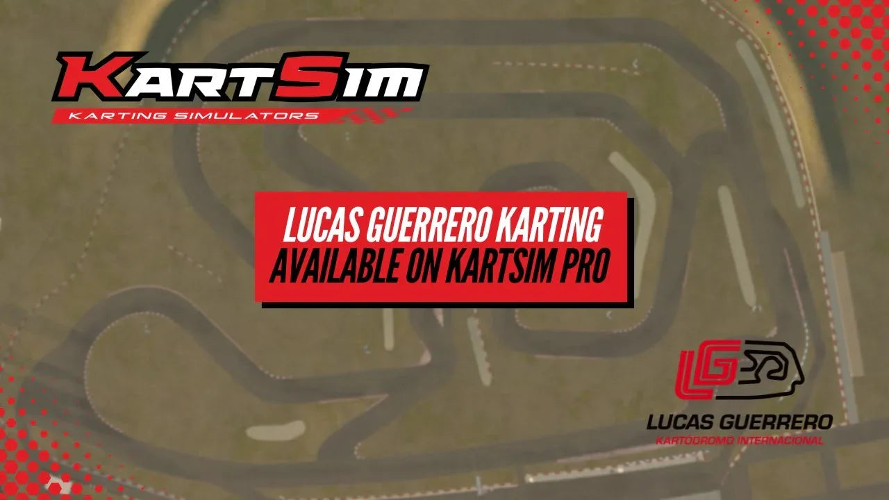 KartSim Pro EU featuring Lucas Guerrero Karting Circuit in Valencia, offering laser-scanned simulation for realistic virtual driver training.