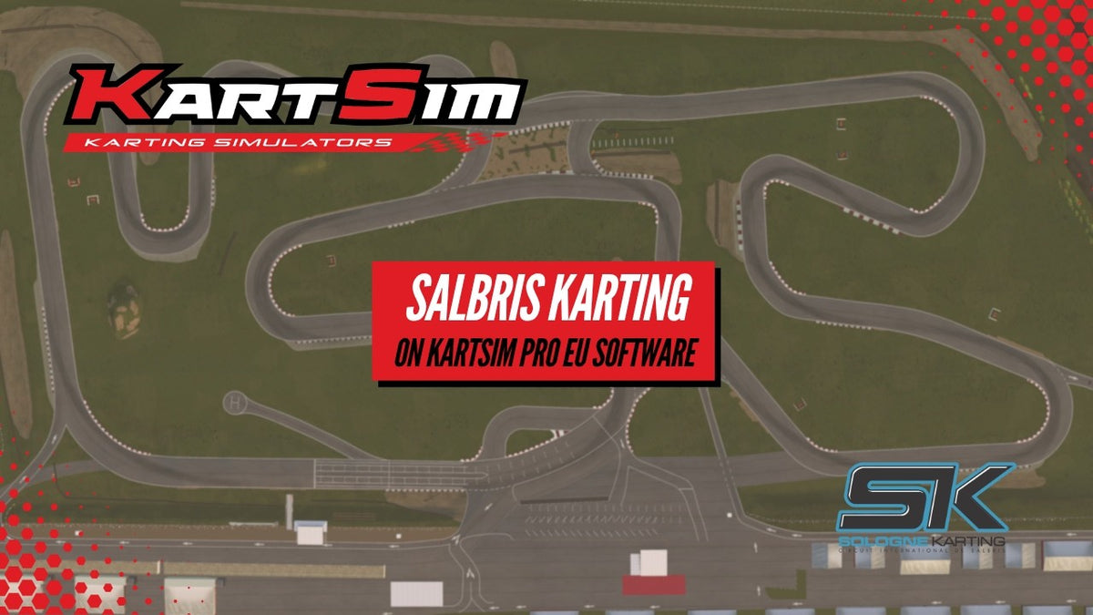 Sologne Karting at Salbris recreated in KartSim Pro EU Software for realistic professional karting training, circuit learning and race preparation.