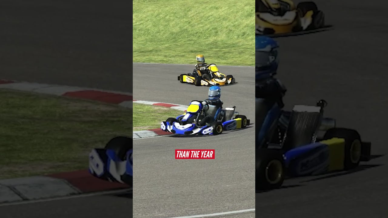 KartSim Pro Simulator used for winter karting training on laser-scanned circuit with realistic kart physics