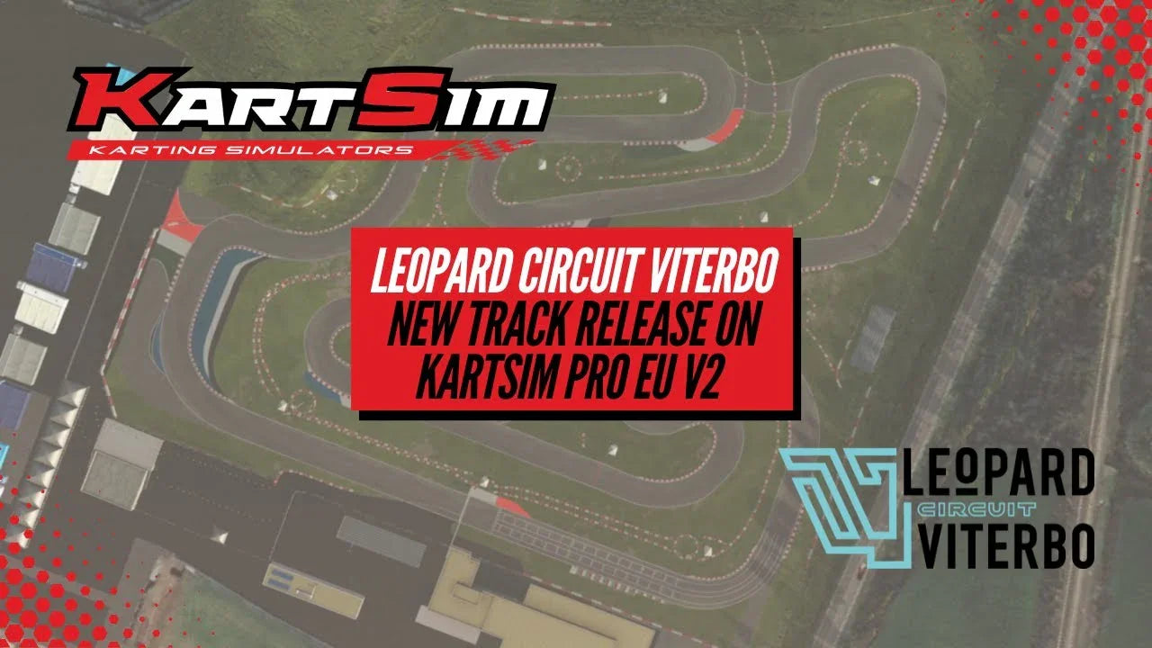 Laser-scanned layout of Viterbo Circuit in KartSim Pro EU, optimized for realistic karting simulation and European race prep.