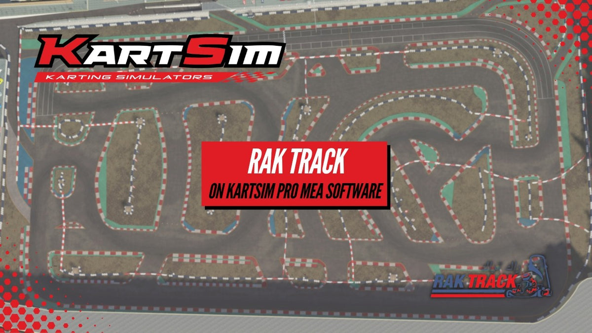 RAK Track recreated in KartSim Pro MEA Software for realistic professional karting simulator training, circuit learning and race preparation.