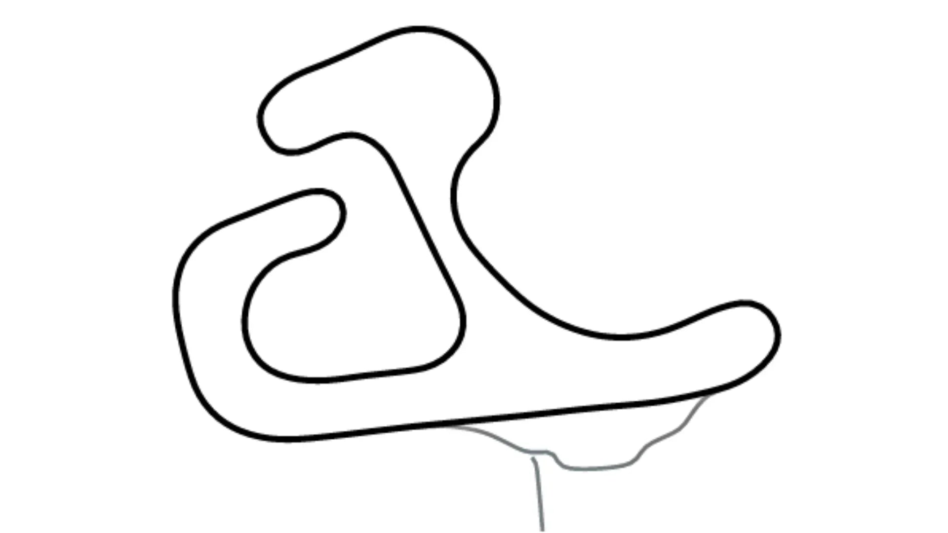 KartSim La Conca layout – legendary Italian circuit layout built for simulator-based precision racing and coaching
