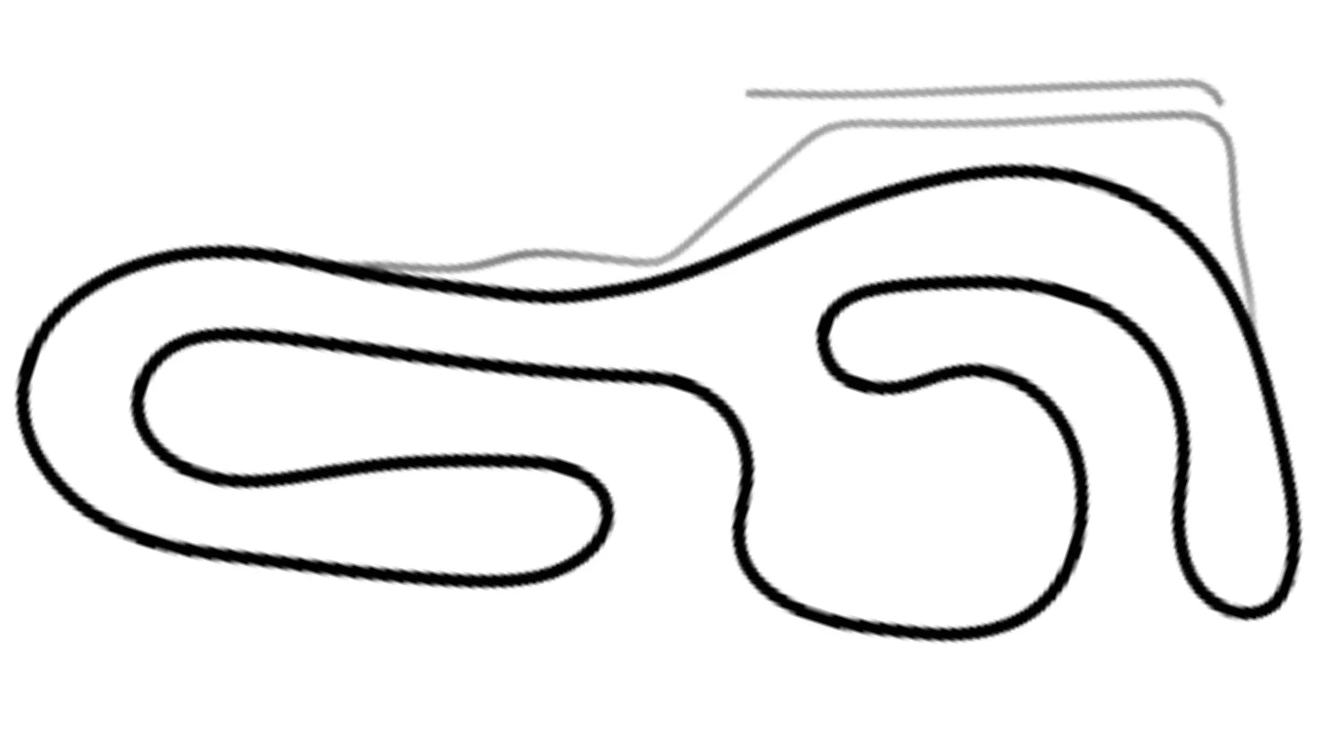KartSim Wackersdorf circuit layout – technical German kart track ideal for simulator-based precision training and high-speed race prep