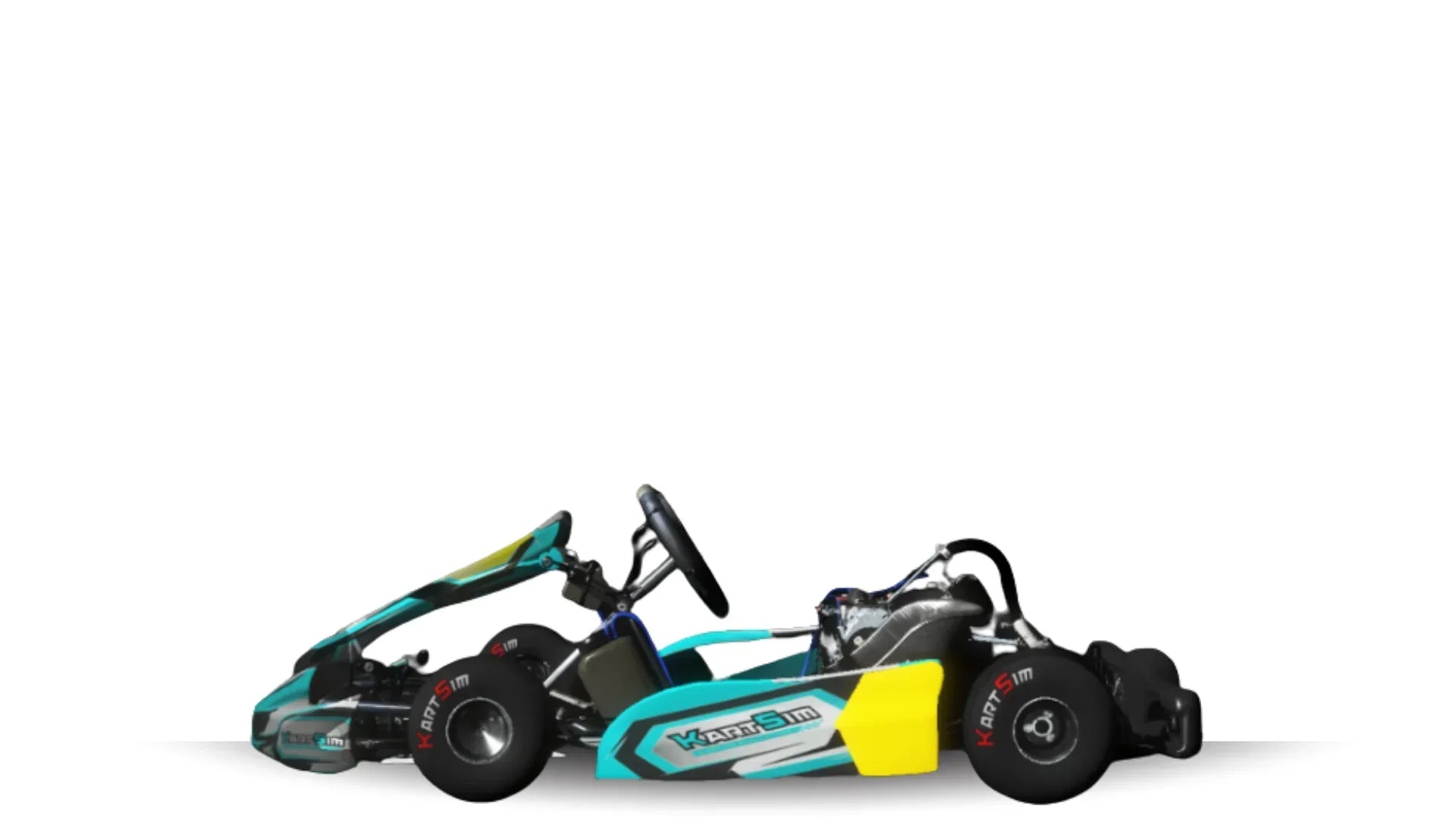 Briggs Cadet US kart model rendered on KartSim racing simulation software