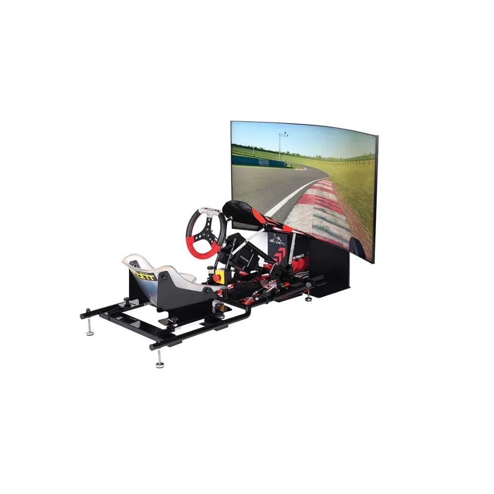 Single 55" 4K 166Hz Curved Monitor with Stand