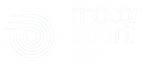 Motorsport UK official logo, featuring bold lettering and stylised racing design, representing the UK’s governing body for four-wheel motorsport.