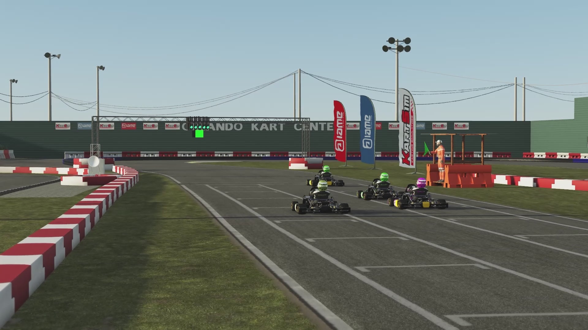 Load video: Demonstration of KartSim NA software featuring realistic racing tracks, interactive gameplay, and advanced simulation features