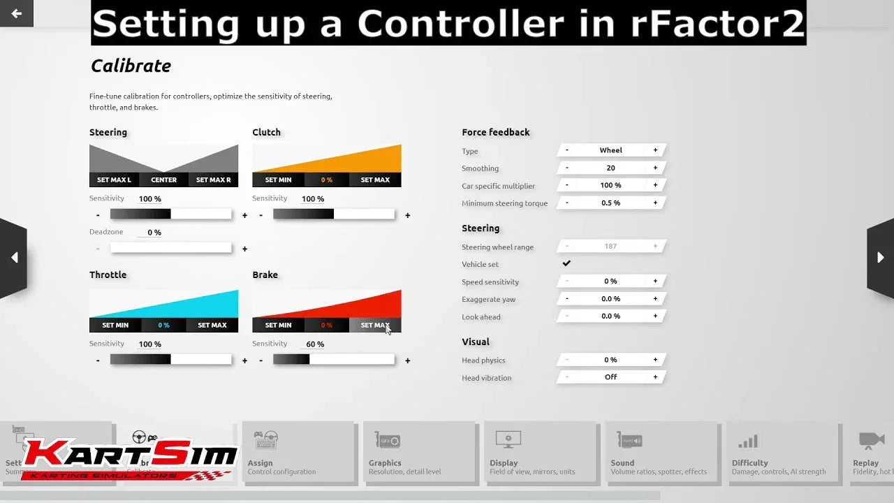 How to Set Up Your Steering Wheel & Pedals for the Perfect KartSim Experience