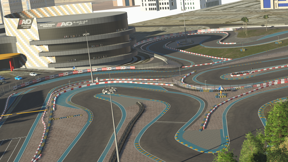 Friends racing together on KartSim Pro simulators with laser-scanned circuits, realistic kart physics, and immersive professional kart racing simulation.