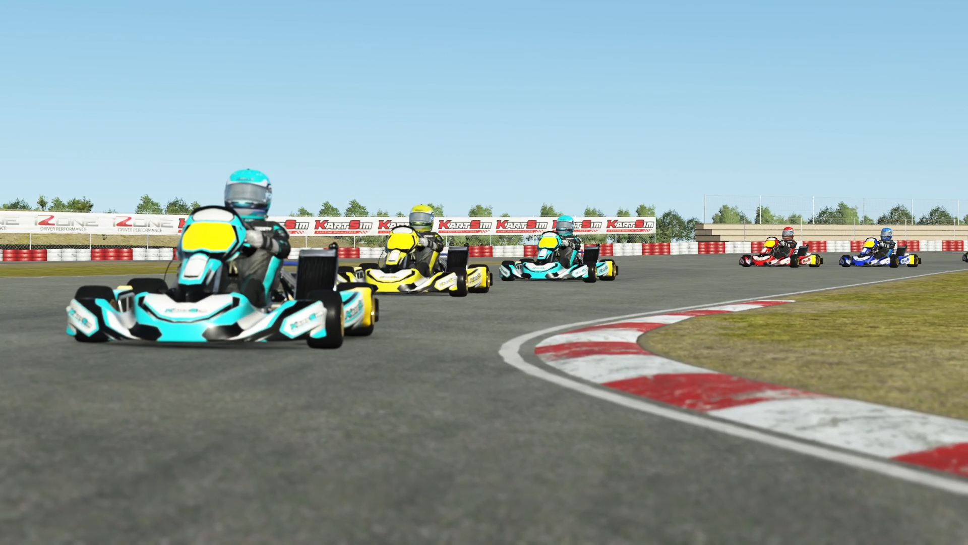 Driver trying a KartSim professional kart simulator at Silverstone before buying home sim racing equipment.