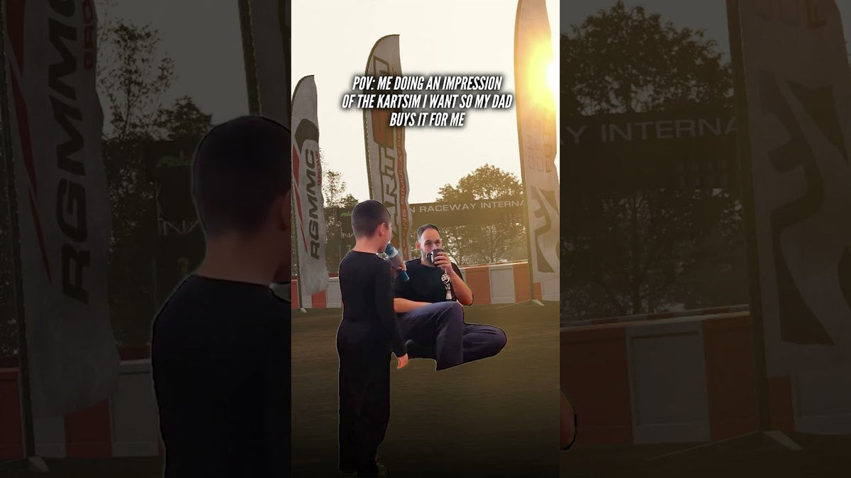 Young driver using KartSim as a realistic kart simulator training tool to improve racecraft, confidence, and professional karting performance.