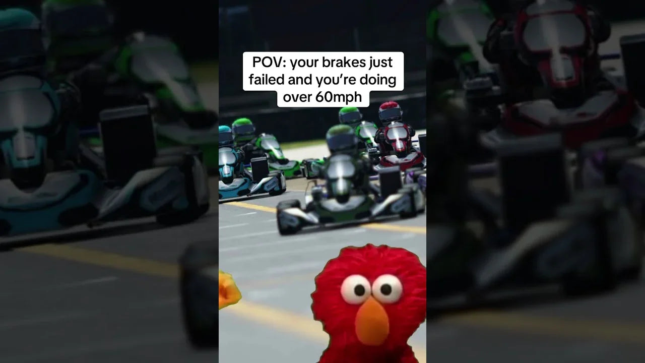 POV: Your Brakes Just Failed | KartSim Meme