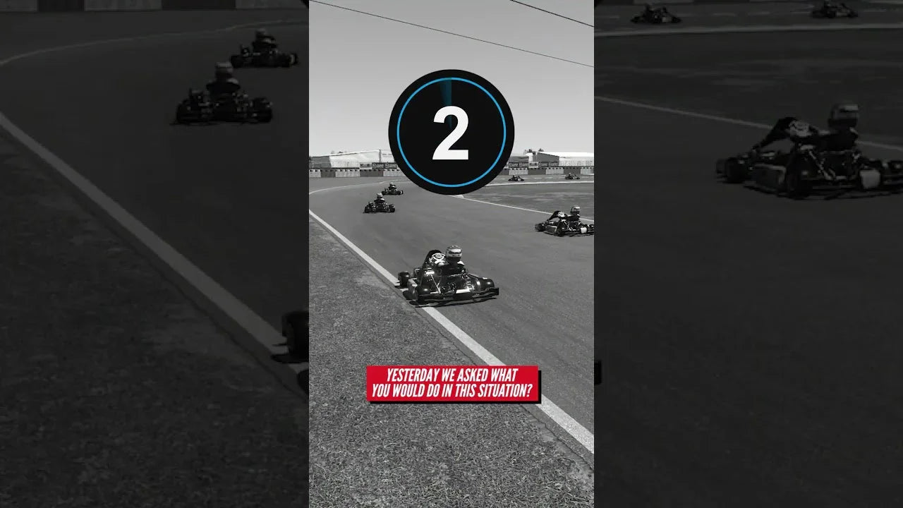 Multiple kart drivers racing on a realistic karting circuit, ideal for kart driver training simulation.