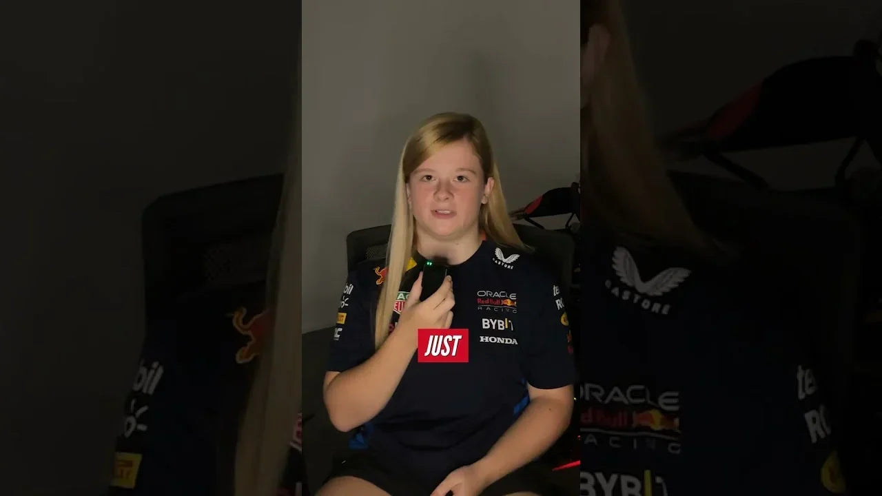 Driver participating in half term coaching at Silverstone HQ using a KartSim Pro realistic kart simulator.