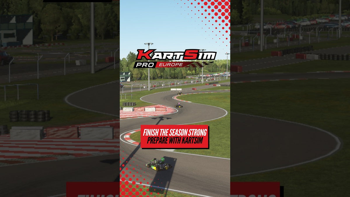 KartSim Pro EU Software used for realistic end-of-season karting preparation, driver training and professional race performance development.