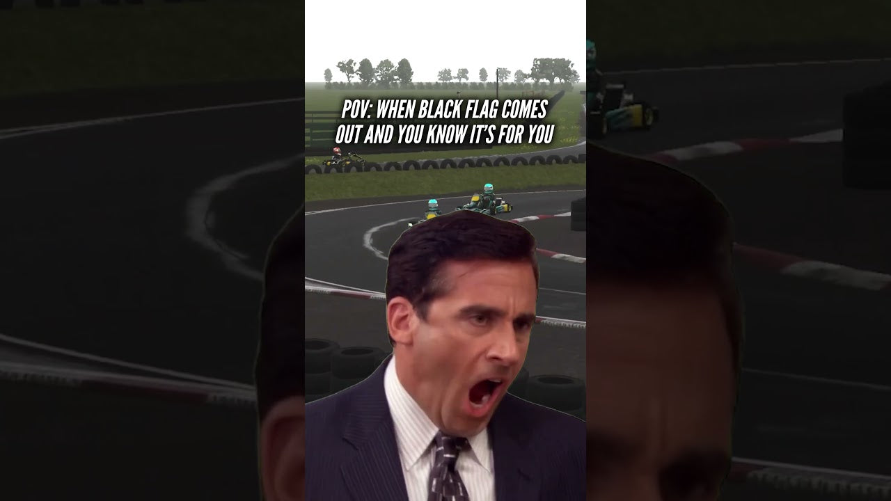 And that awkward drive back to the pits while everyone stares like you just committed tax fraud. 😂