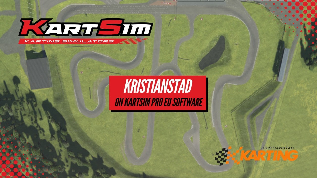 Kristianstad kart track on KartSim Pro EU software for realistic karting training and driver performance.