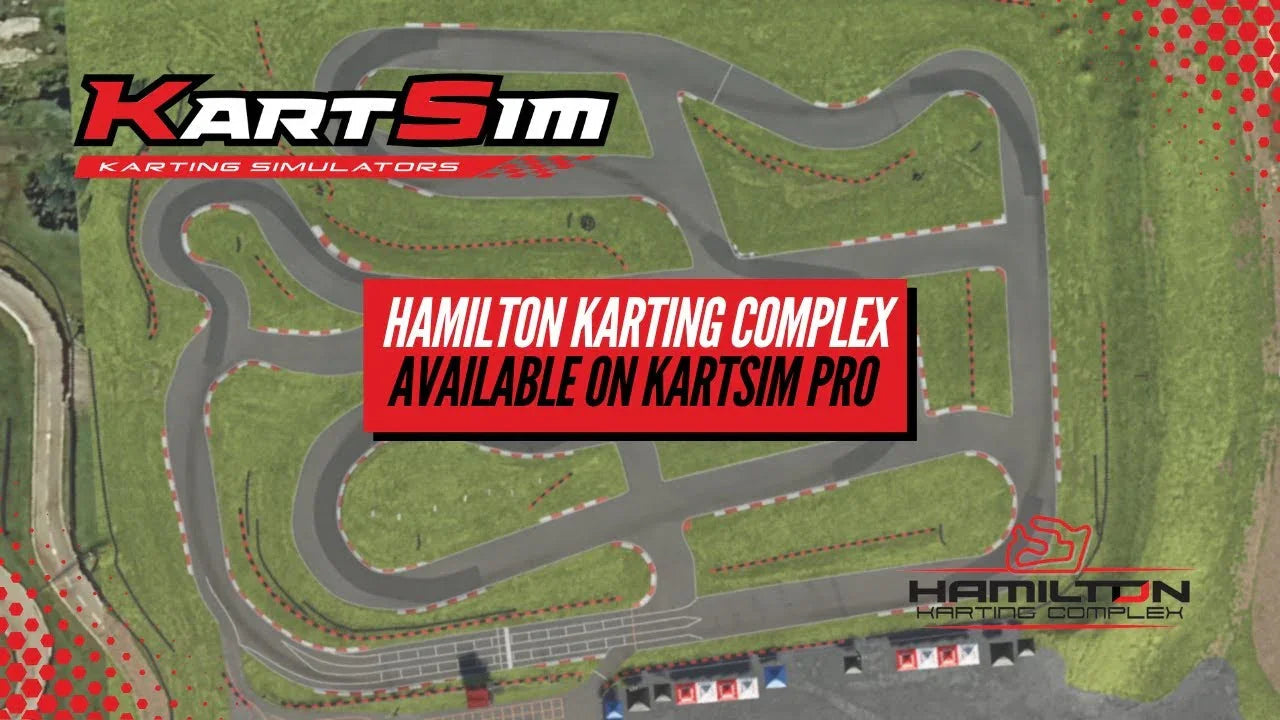 LiDAR-scanned realistic karting circuit for kart racing simulator and driver training on KartSim Pro.
