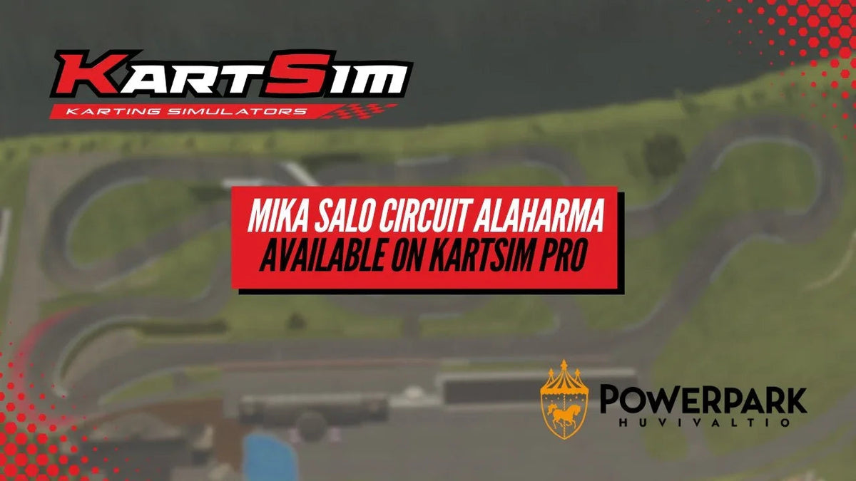 KartSim drivers racing at the laser-scanned Alahärmä Mika Salo Circuit in KartSim Pro Europe for realistic professional karting preparation.