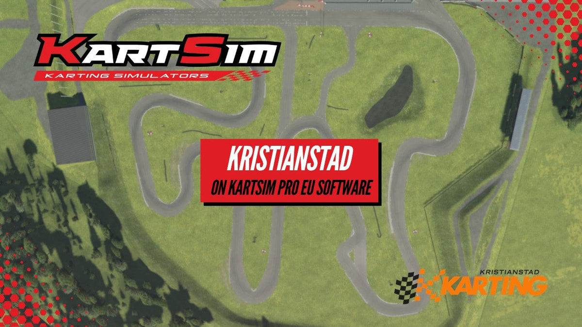 Kristianstad Åsum Ring showcased in KartSim Pro EU Software for realistic professional karting training, track learning and race preparation.