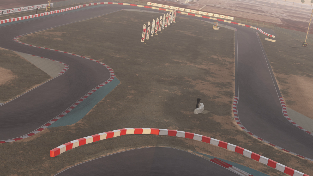 Amain Racetrack Al Ain Raceway | Race now in the KartSim Pro Middle East & Asia Software