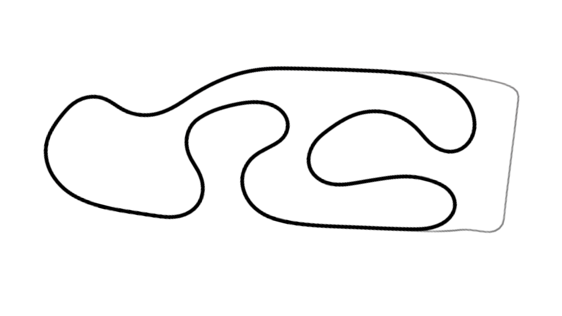 Haskovo kart track layout – laser-scanned circuit available in KartSim Pro Software for realistic simulator racing