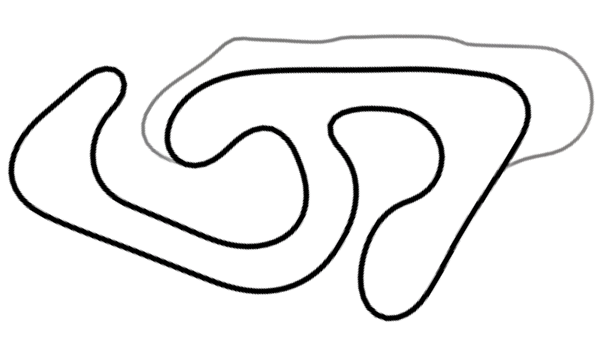 KartSim Angerville layout – French karting circuit layout optimised for simulator coaching and precision driving