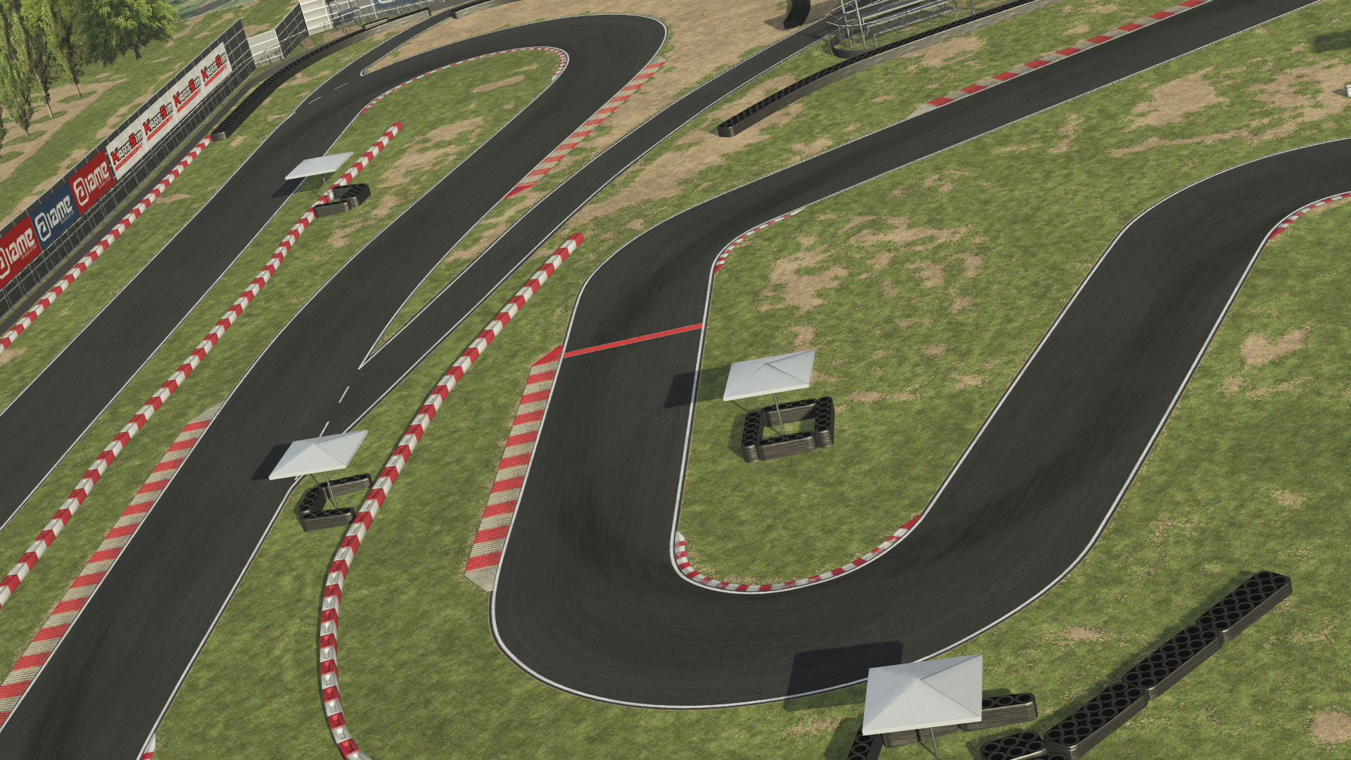 KartSim Cremona simulation – technical chicanes and complex corners rendered for high-fidelity simulation software precision