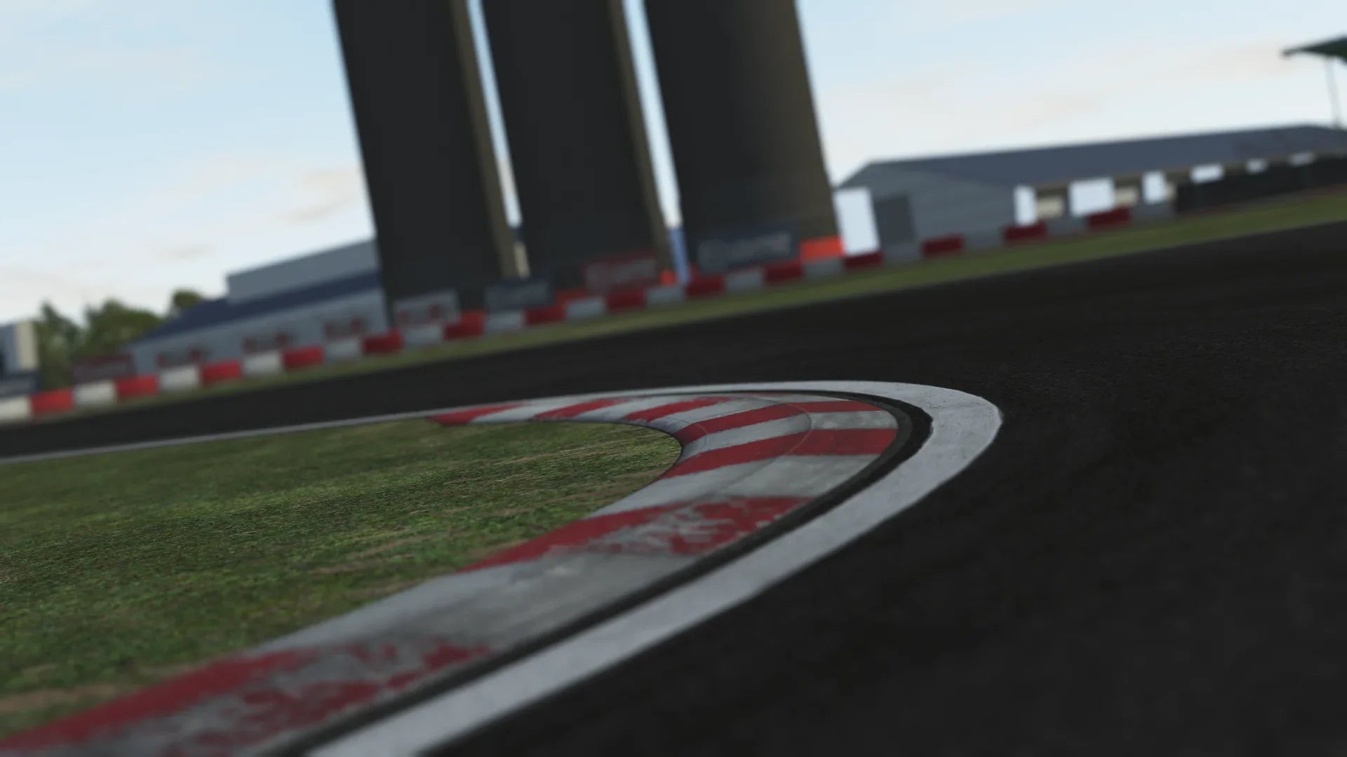 KartSim Cremona circuit simulation – immersive kerb detail showing track surface quality for advanced karting software accuracy