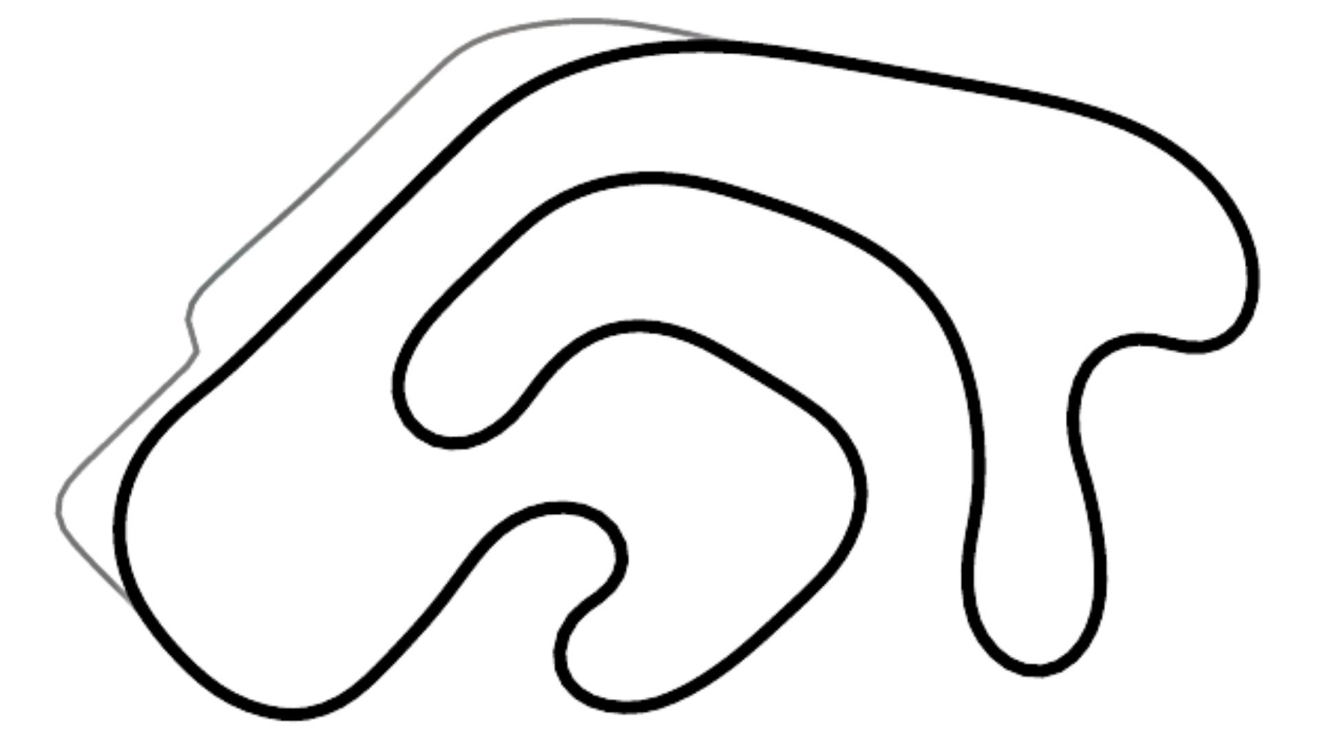 KartSim Portimao layout – Portuguese circuit ideal for high-speed karting simulation and virtual coaching