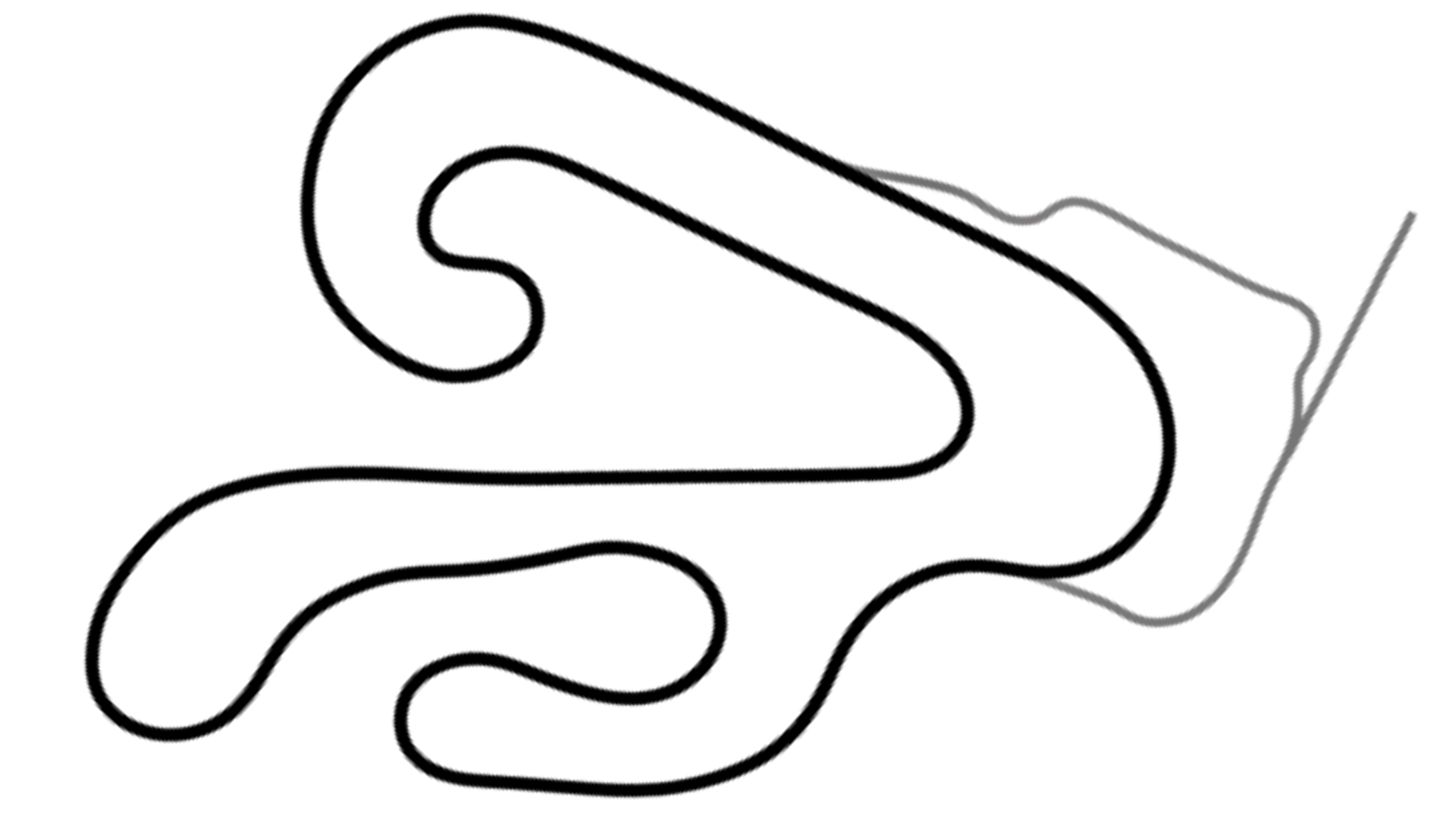 KartSim Viterbo track layout – Italian karting layout designed for technical cornering training and simulator coaching tools