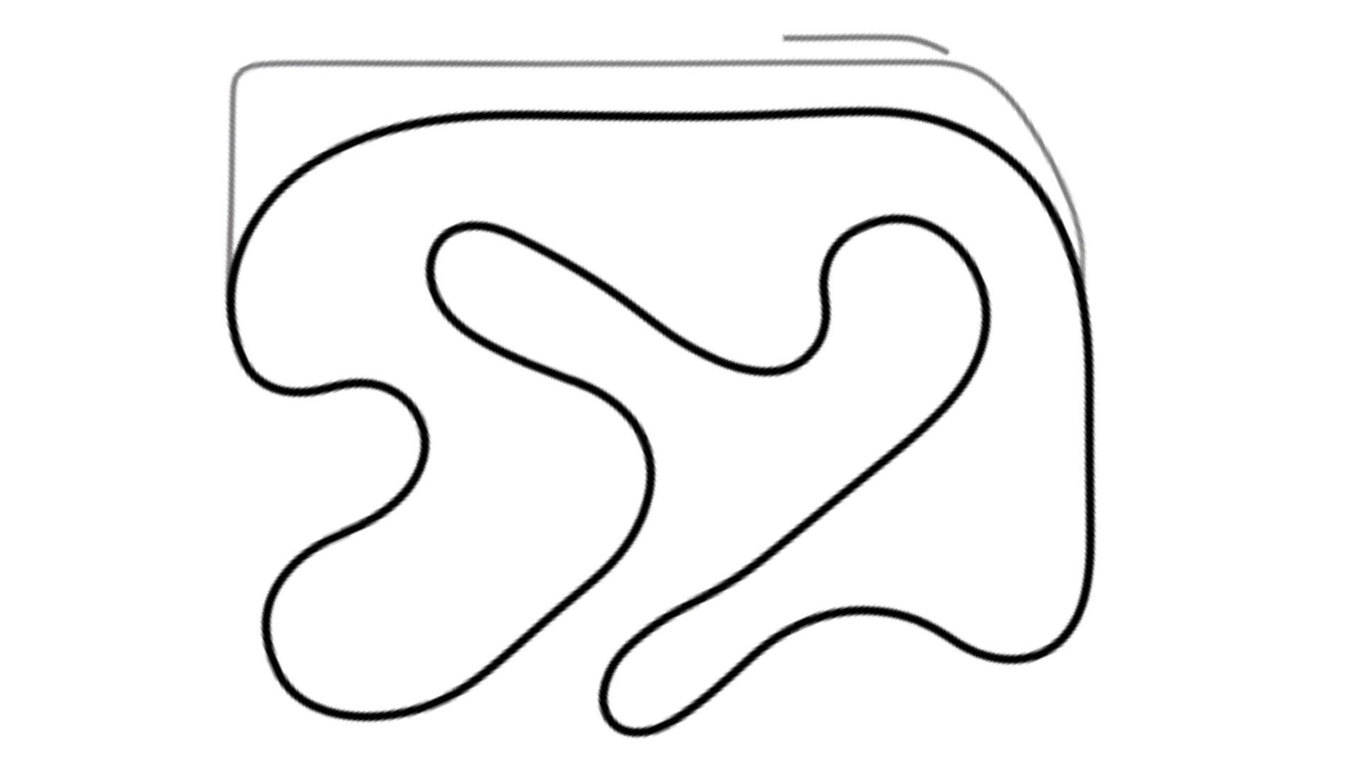 KartSim Zuera layout – wide and flowing Spanish circuit profile built for advanced coaching and simulation use